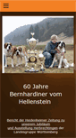 Mobile Screenshot of bernhardiner-helio.de
